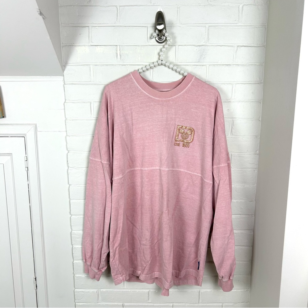 Disney Parks Walt Disney World Briar Rose Gold Glitter Spirit Jersey Size L
